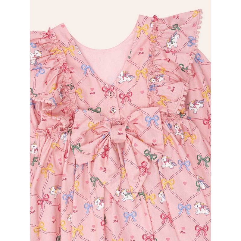 Huxbaby Unicorn Bow Dress 1-2Y image number 2